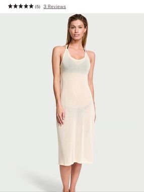 VICTORIA SECRET SWIM Diamante Knit Cover-Up